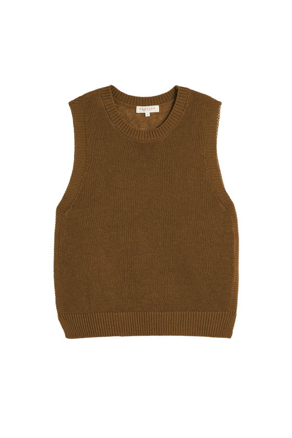 demylee Olympia Cotton Top - Almond