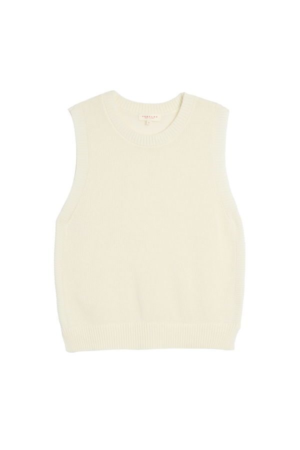 demylee Olympia Cotton Top - Off White