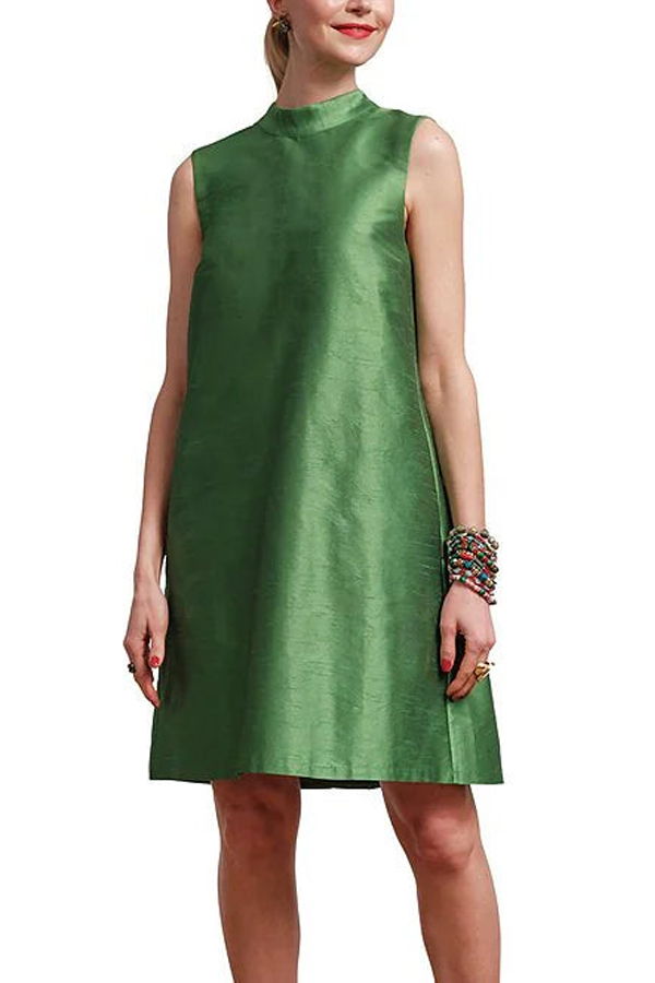 Frances Valentine Diplomat Mini Dress - Green