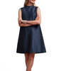 Frances Valentine Diplomat Mini Dress - Navy - Thumbnail 1