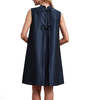 Frances Valentine Diplomat Mini Dress - Navy - Thumbnail 2