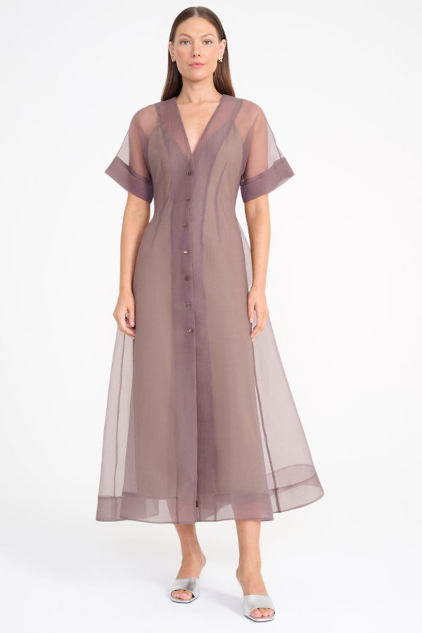 Staud Elle Dress - Mink