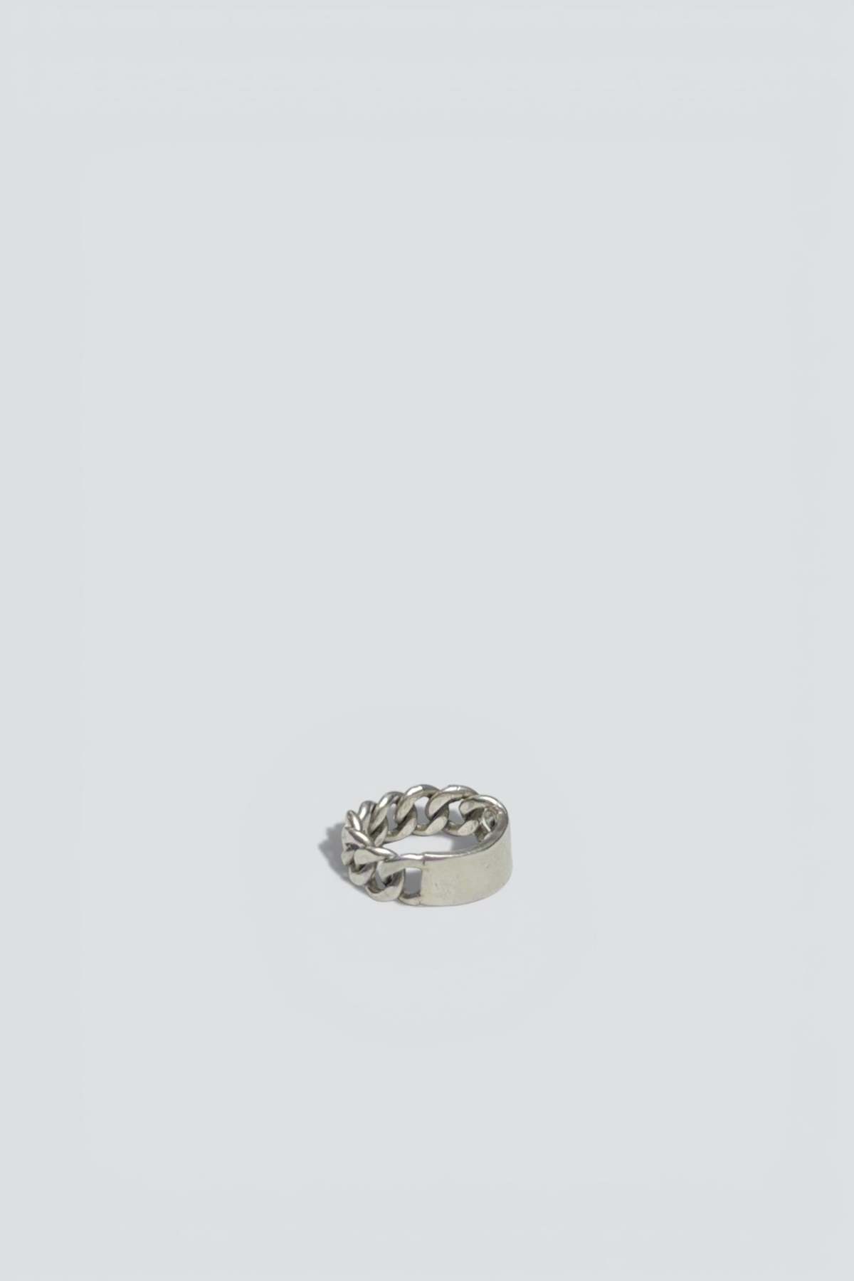 Curb Chain ID Ring - Sterling Silver - Image 2 of 3