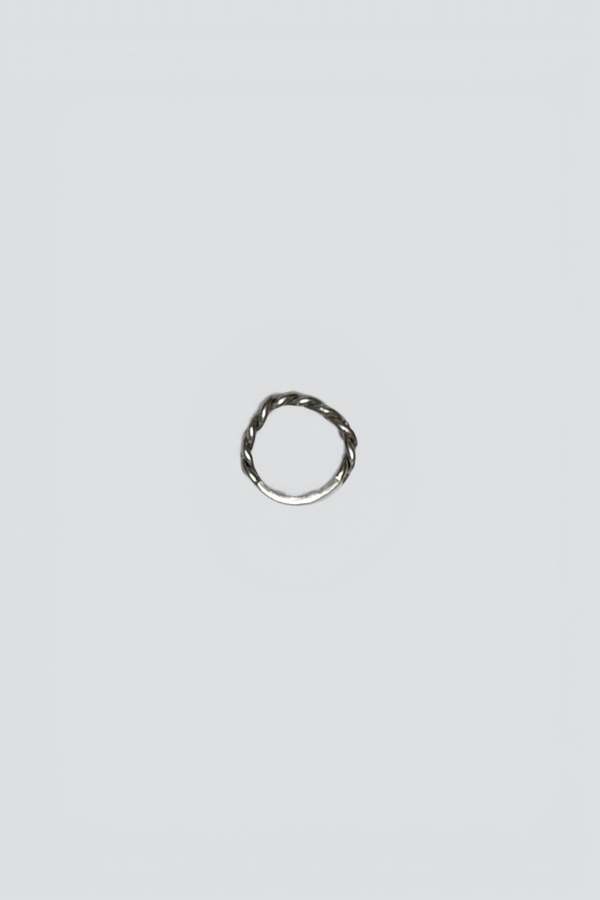 Curb Chain ID Ring - Sterling Silver