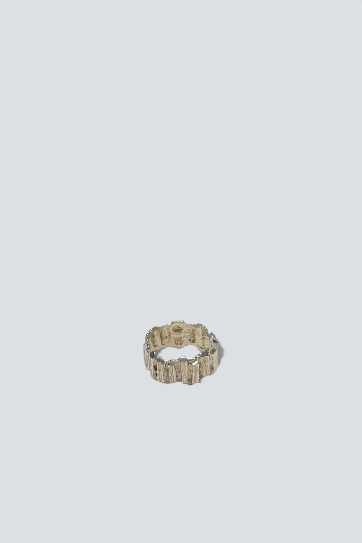 Vintage Textured Band Ring - Sterling Silver - Image 2 of 3