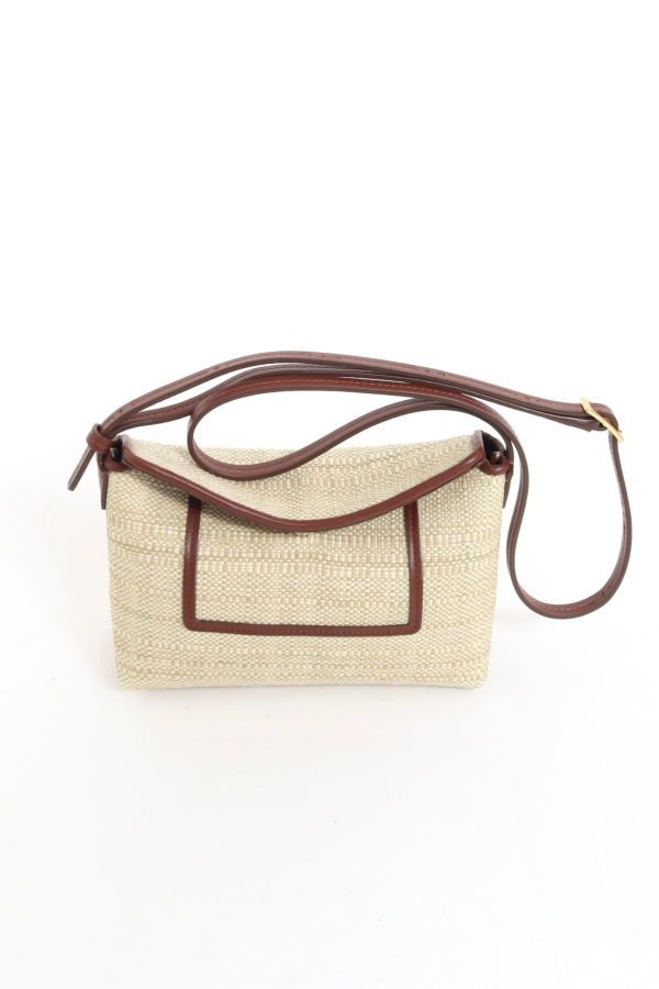 WANDLER Penelope Slouch Mini Raffia Bag