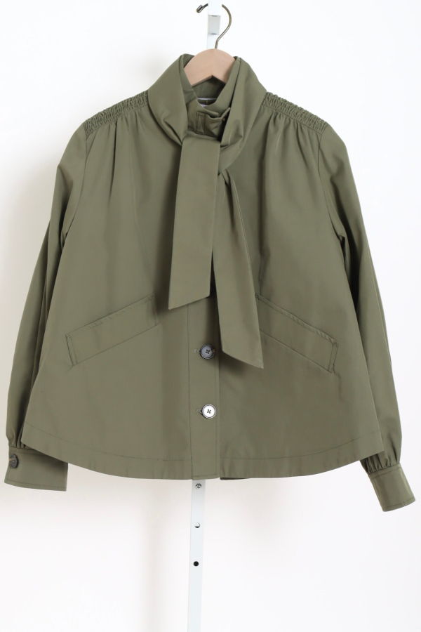 Forte Forte Rainproof Twill Short Peacoat