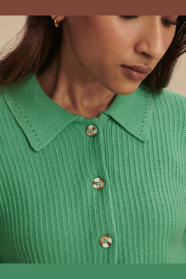 Varley Marlie Polo Knit Sweater