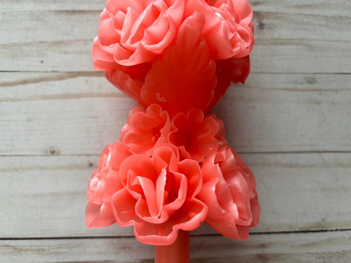 Viva Greetings Large Oaxaca Candle - Coral - Image 3 of 3