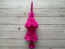 Viva Greetings Large Oaxaca Candle - Fuchsia - Thumbnail 1
