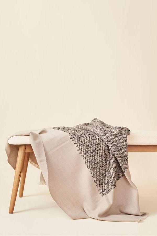 Variously Flo Throw Blanket - Brown