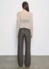 Enza Costa Knit Bateau Sweater - Pearl Grey - Thumbnail 5