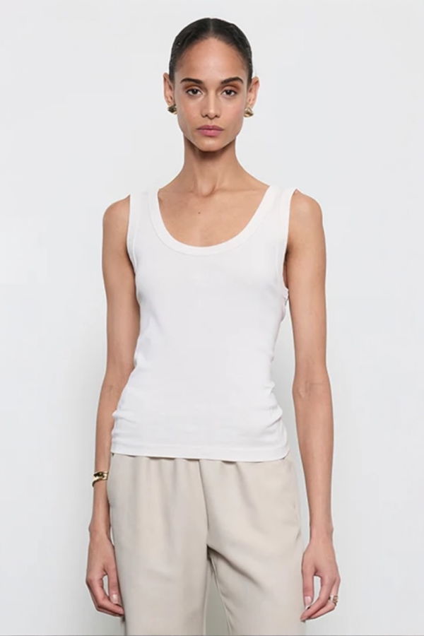 Enza Costa Supima Baby Rib Tank Top