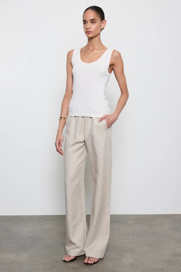 Enza Costa Supima Baby Rib Tank Top