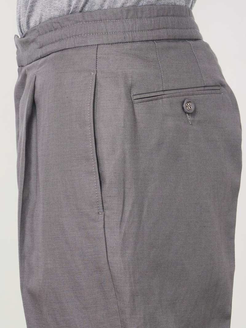 Officine Generale Drew Piedye ITL LY CO LI Pants - Smoked Pearl