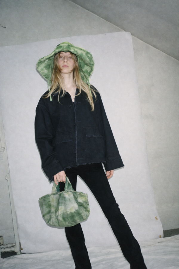 Ashley Rowe XL Bucket Hat - Tie Dye Green