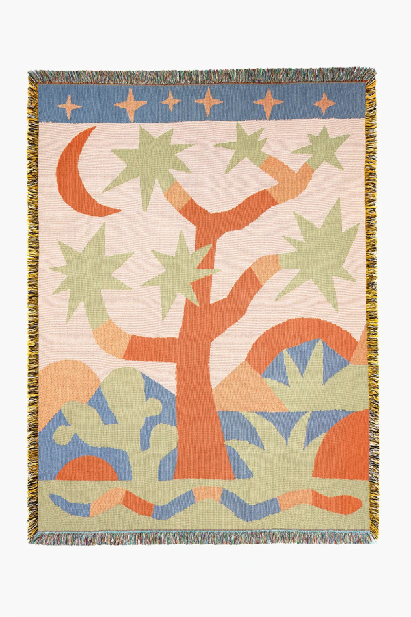 Slowdown Studio Carillo Throw Blanket