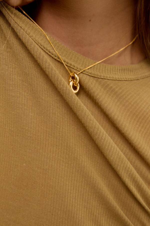 ADORN Double Donut Small Necklace