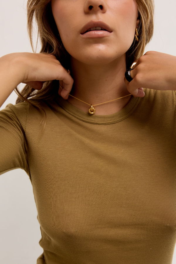 ADORN Double Donut Small Necklace