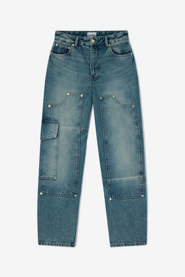 Ganni Essentials Tint Rigid Denim Audri Jeans