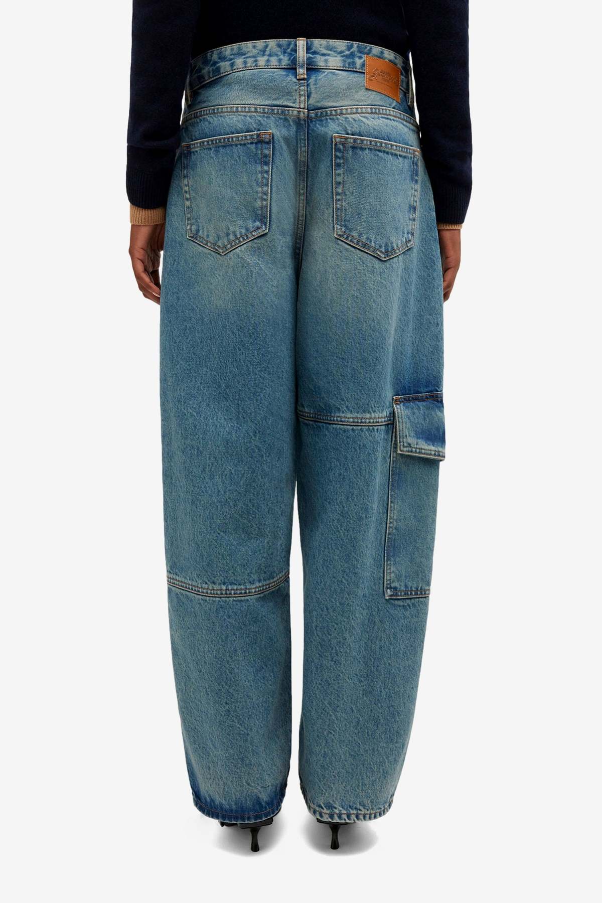 Ganni Essentials Tint Rigid Denim Audri Jeans - Image 3 of 4