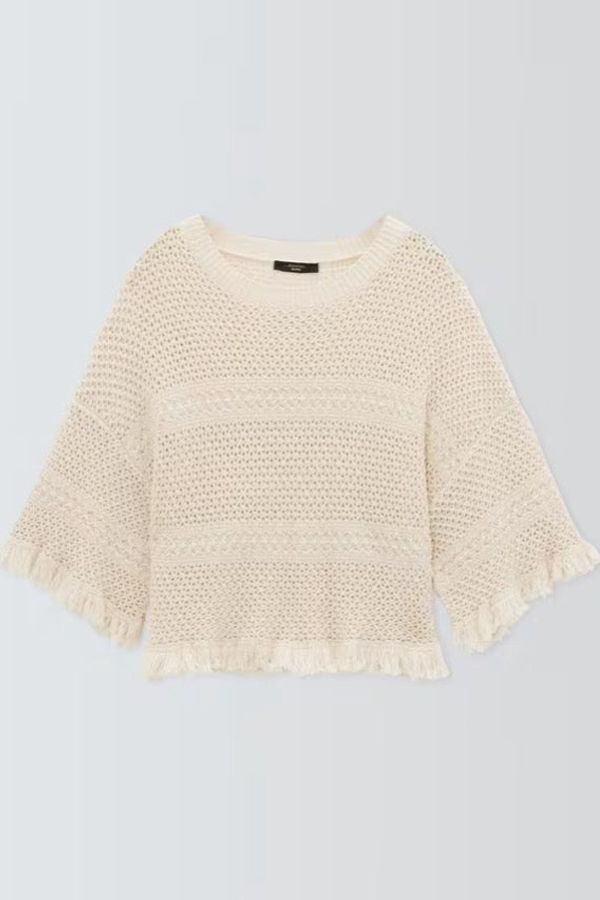 Weekend Max Mara Fringed Trim Sweater