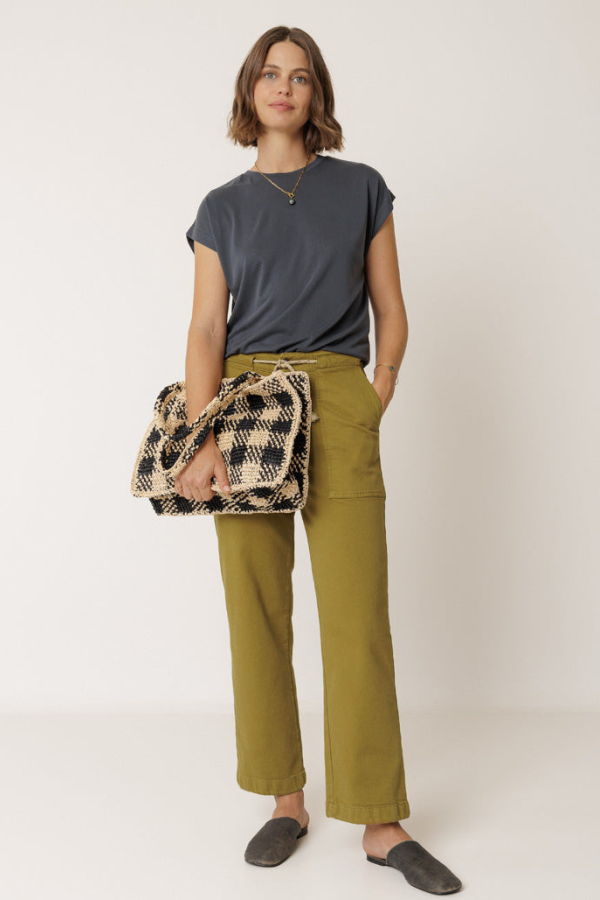 Indi & Cold Raffia Bag