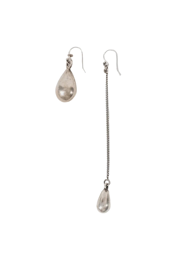 Ann Demeulemeester Judith Earrings - Antique Silver
