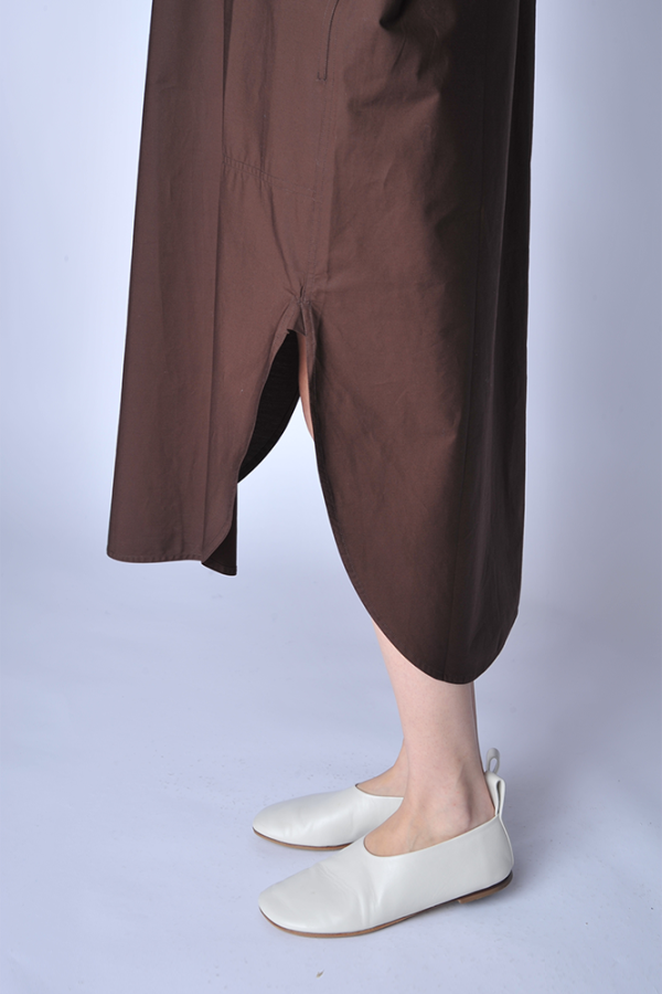 Sofie D'Hoore Drom Curved Hem Dress - Brown