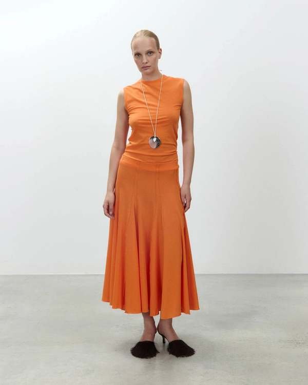 Alysi Fine Jersey Godet Skirt