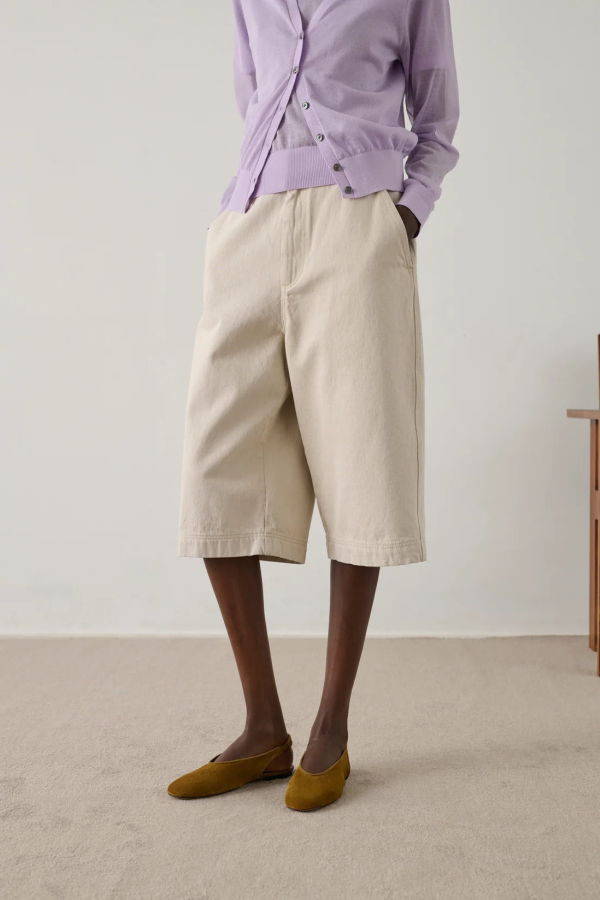 soeur Francis Shorts - BLANC GRES