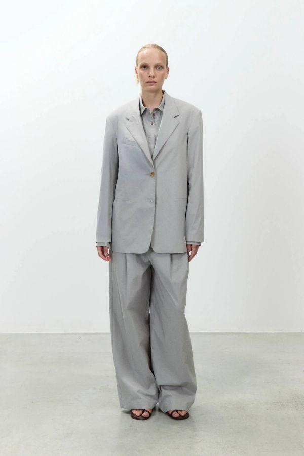Alysi Poplin Blazer
