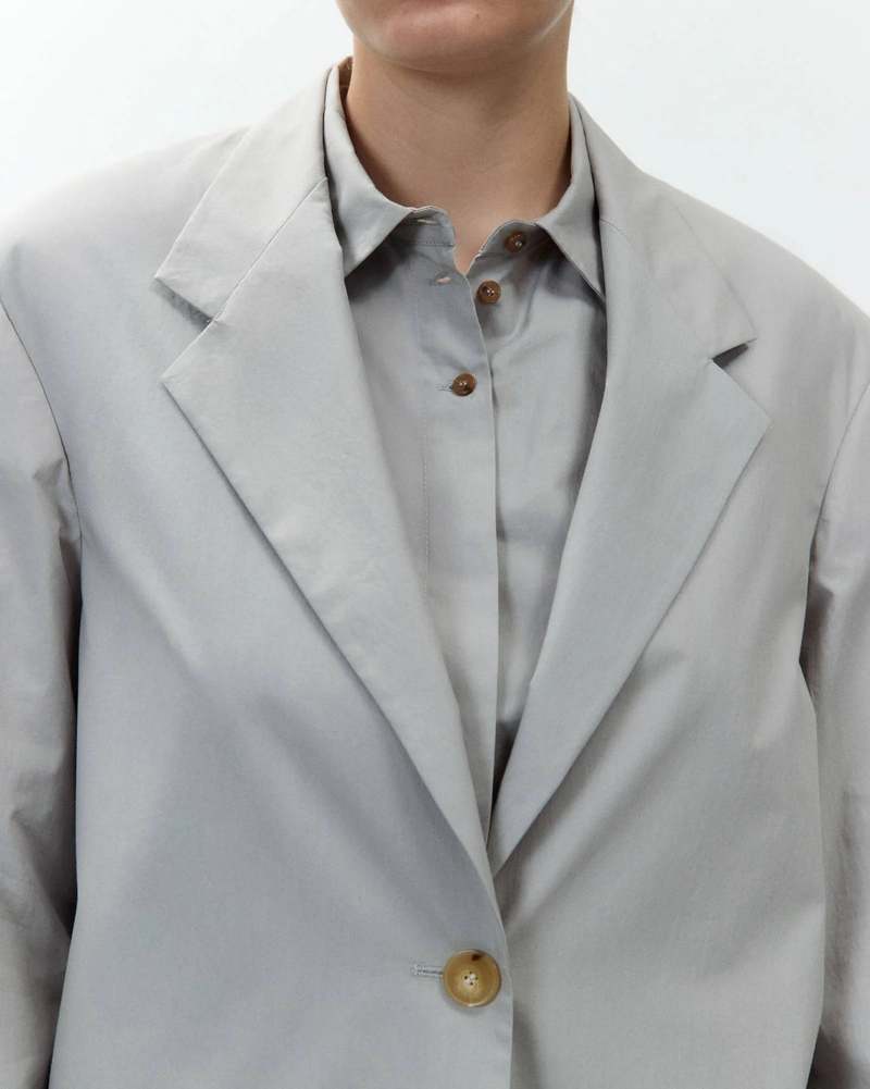 Alysi Poplin Blazer