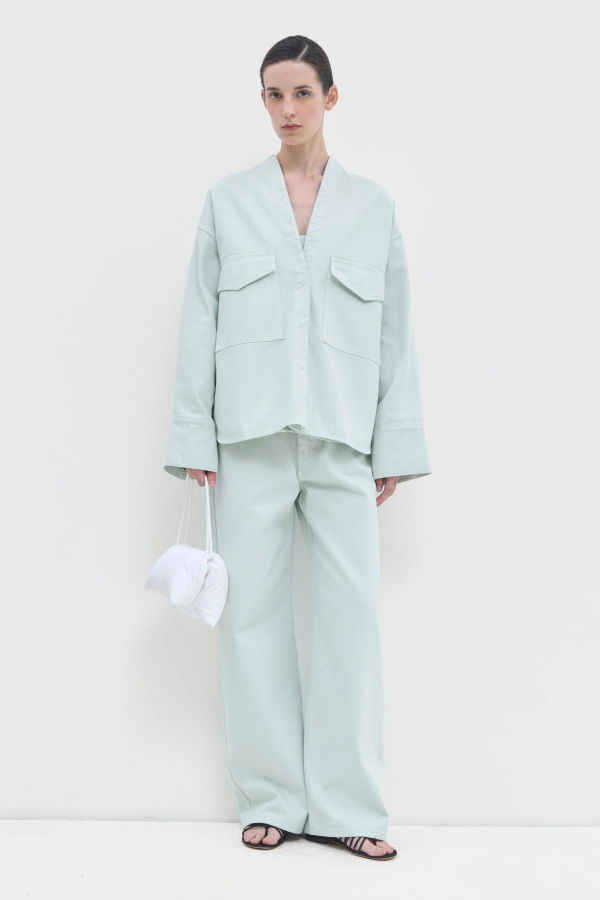 Christian Wijnants Tarosa Shirt - Mint Mist