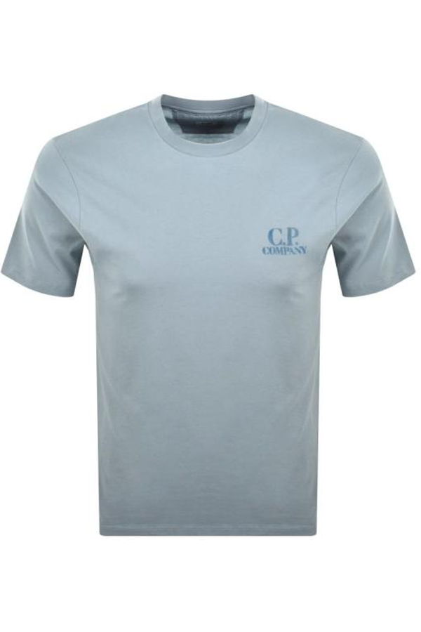 C.P. Company 20CMTS143A110579W809 Tee - Silver Blue