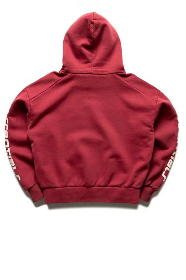 Fear of God Hooded Tee Hoodie - Crimson