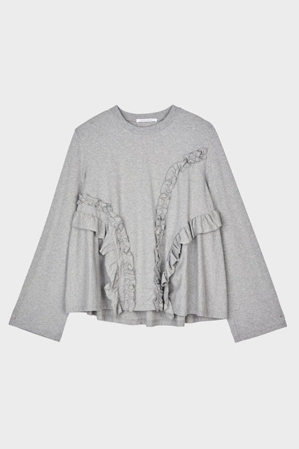 Cecilie Bahnsen Tunic Top - Grey Melange