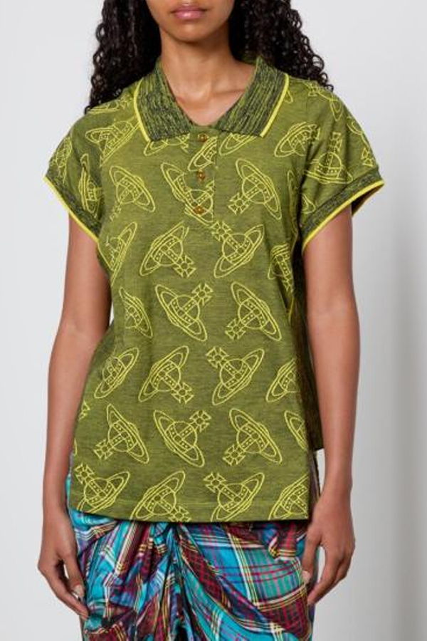 Vivienne Westwood Polo Shirt - Navy Yellow