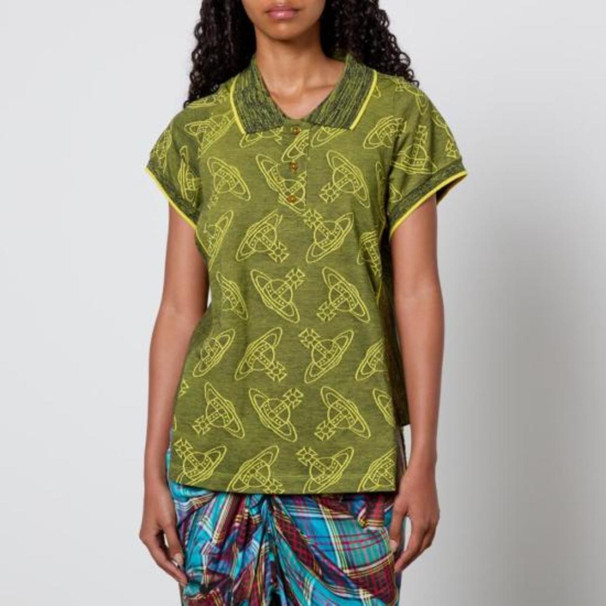 Vivienne Westwood Polo Shirt - Navy Yellow - Image 1 of 1