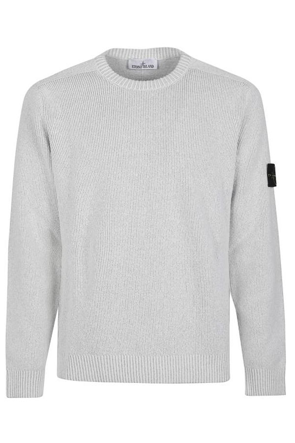 Stone Island Sweatshirt - Melange Pearl Gray
