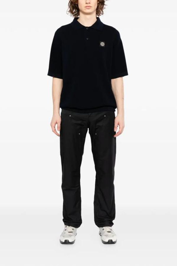 Stone Island Polo Shirt - Navy Blue