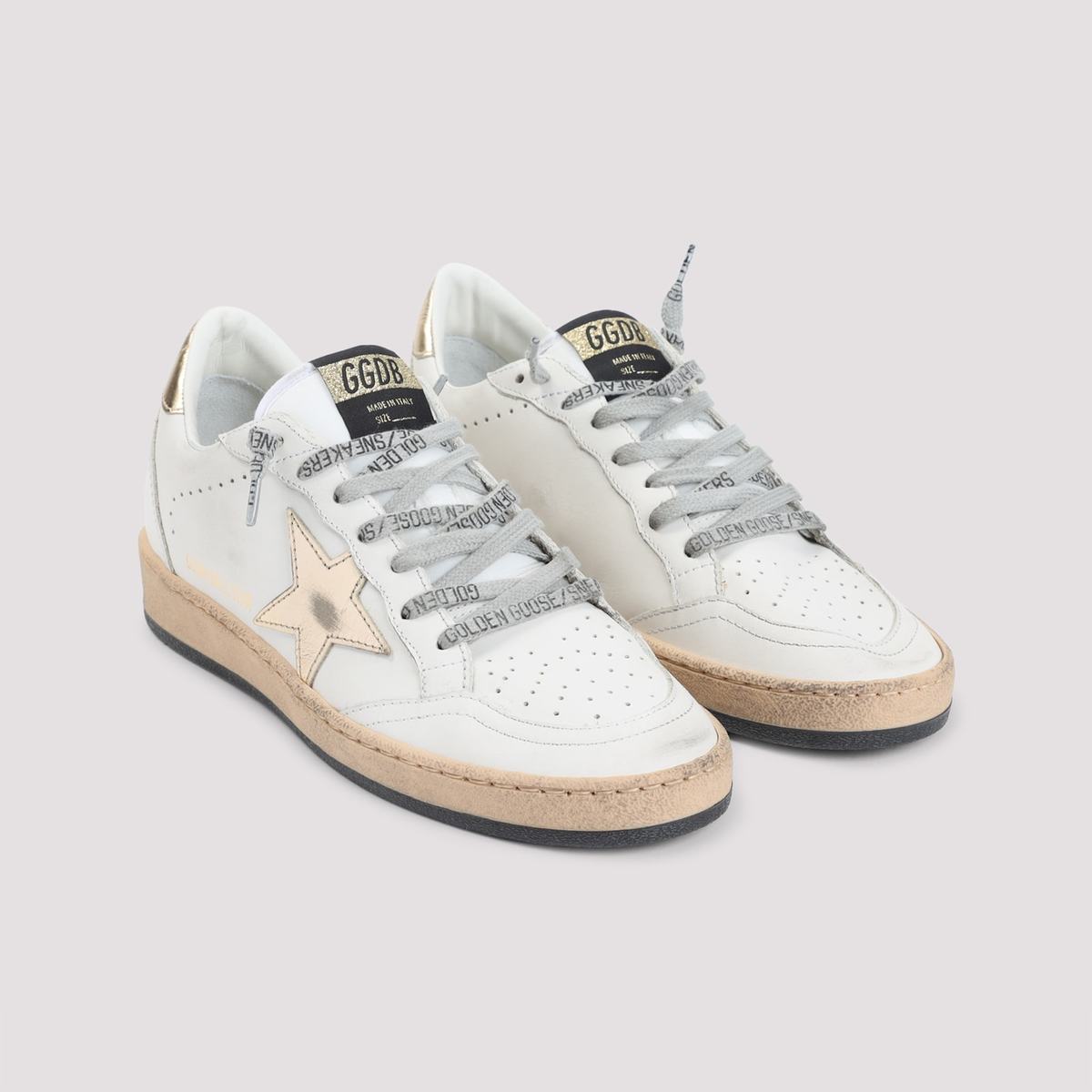 Golden Goose Ballstar Sneakers - Milk Gold - Image 5 of 5