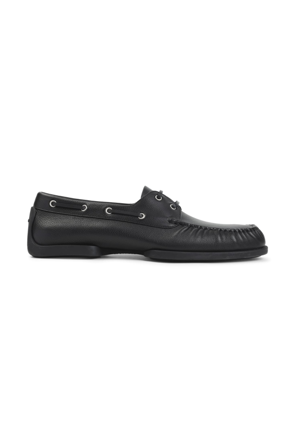 Jil Sander Calf Leather Loafers - Black