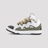 Lanvin Curb Sneakers - White Kaki - Thumbnail 4