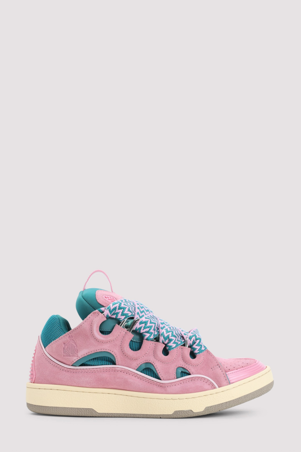 Lanvin Curb Sneakers - Green Pink