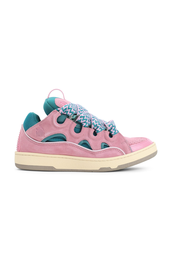 Lanvin Curb Sneakers - Green Pink