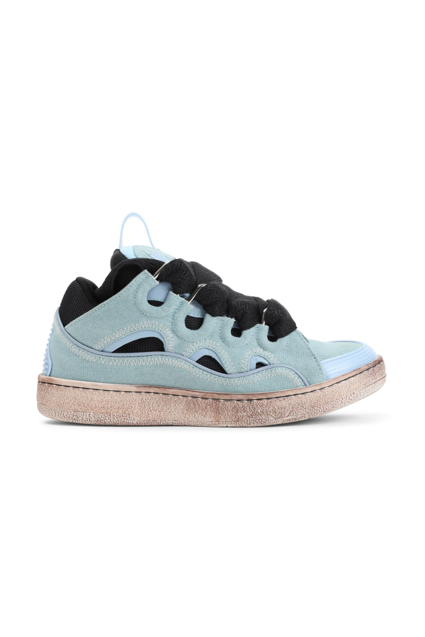 Lanvin Curb Sneakers - Blue Amber
