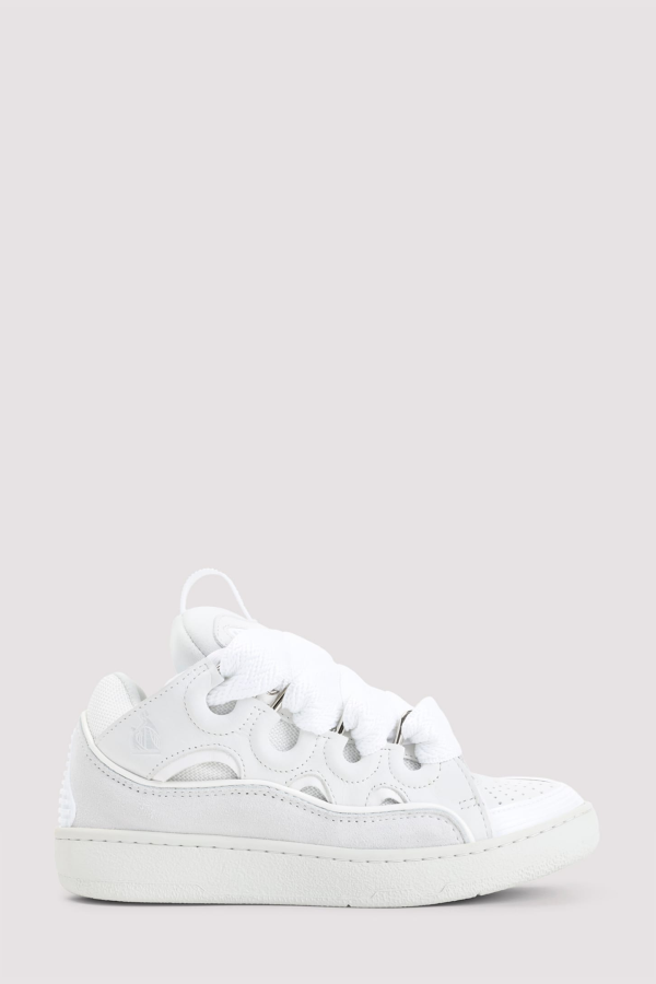 Lanvin Curb Sneakers - White