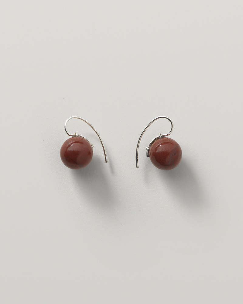 Annika Inez Stone Sphere Drop Earrings