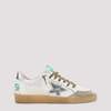 Golden Goose Ballstar Sneakers - White Beige Silver - Thumbnail 1